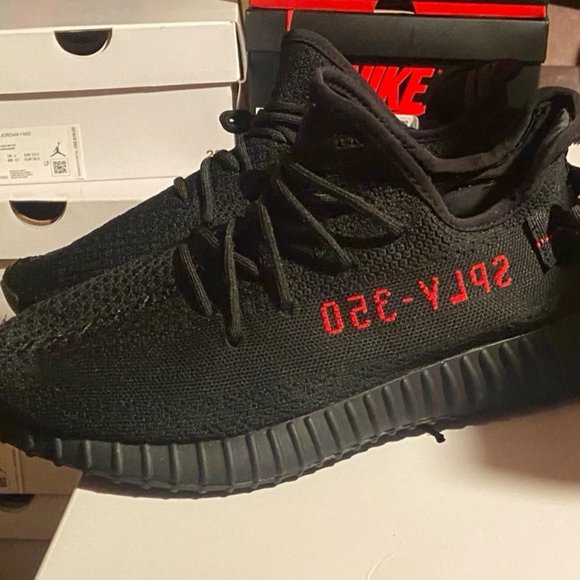 Yeezy Black red bred size 12.5 nwt